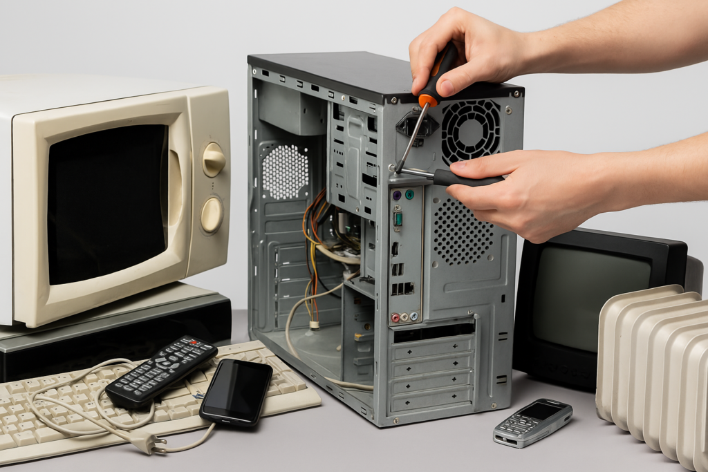 Co zrobić z elektrośmieciami – sposób na bezpieczne pozbycie się zużytego sprzętu elektronicznego